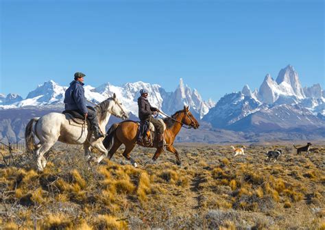 horse riding patagonia argentina.